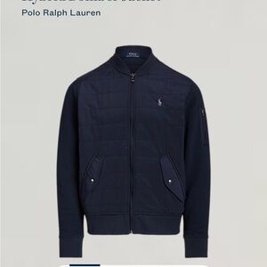 ￼ brand new never worn blue, hybrid, bomber jacket